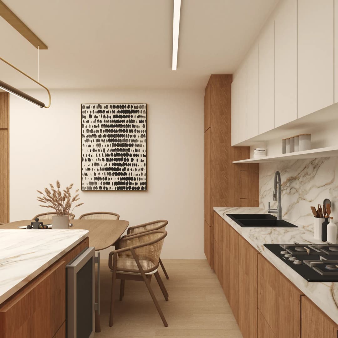 Cocina y comedor